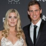 Eugenie Bouchard and Vasek Pospisil, Hopman Cup party, december 2017