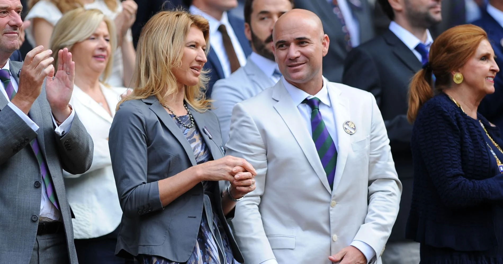 Steffi Graf and Andre Agassi
