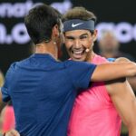 Novak Djokovic and Rafael Nadal, Melbourne, 2020