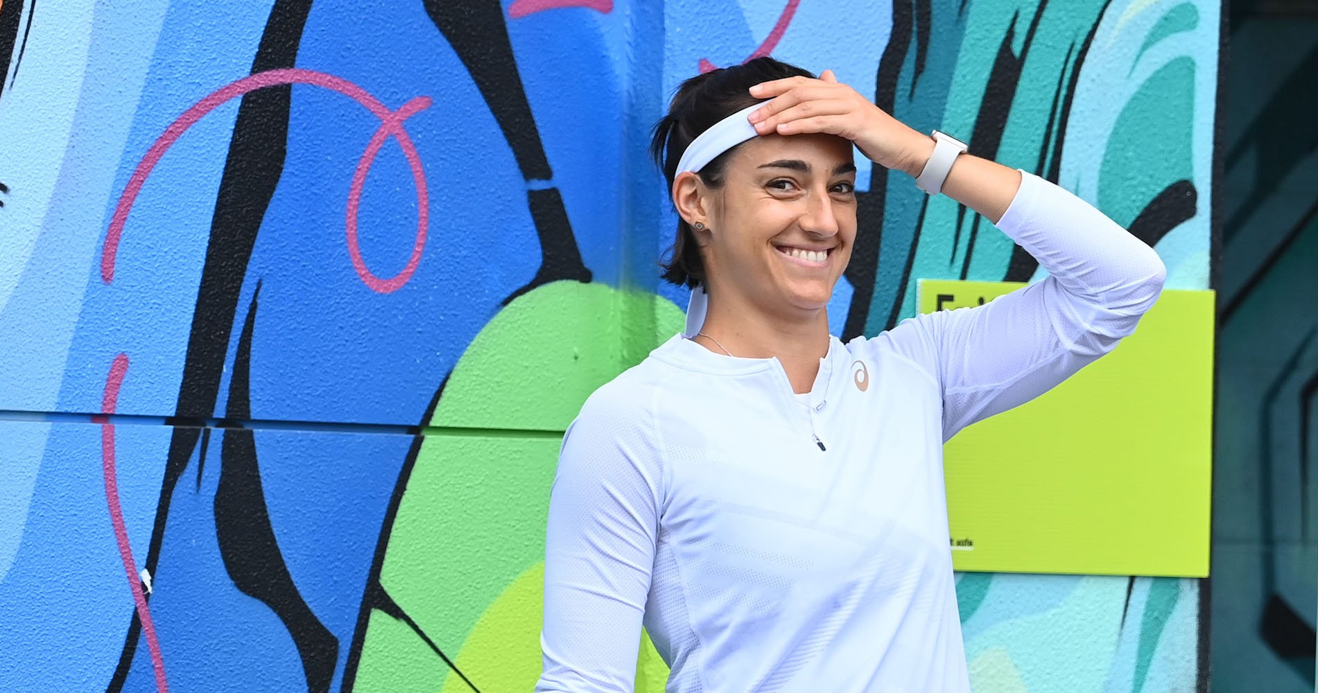Caroline Garcia, Melbourne, Feb 2021
