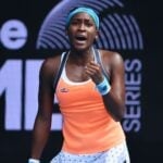 Gauff in the Australian Open 2021