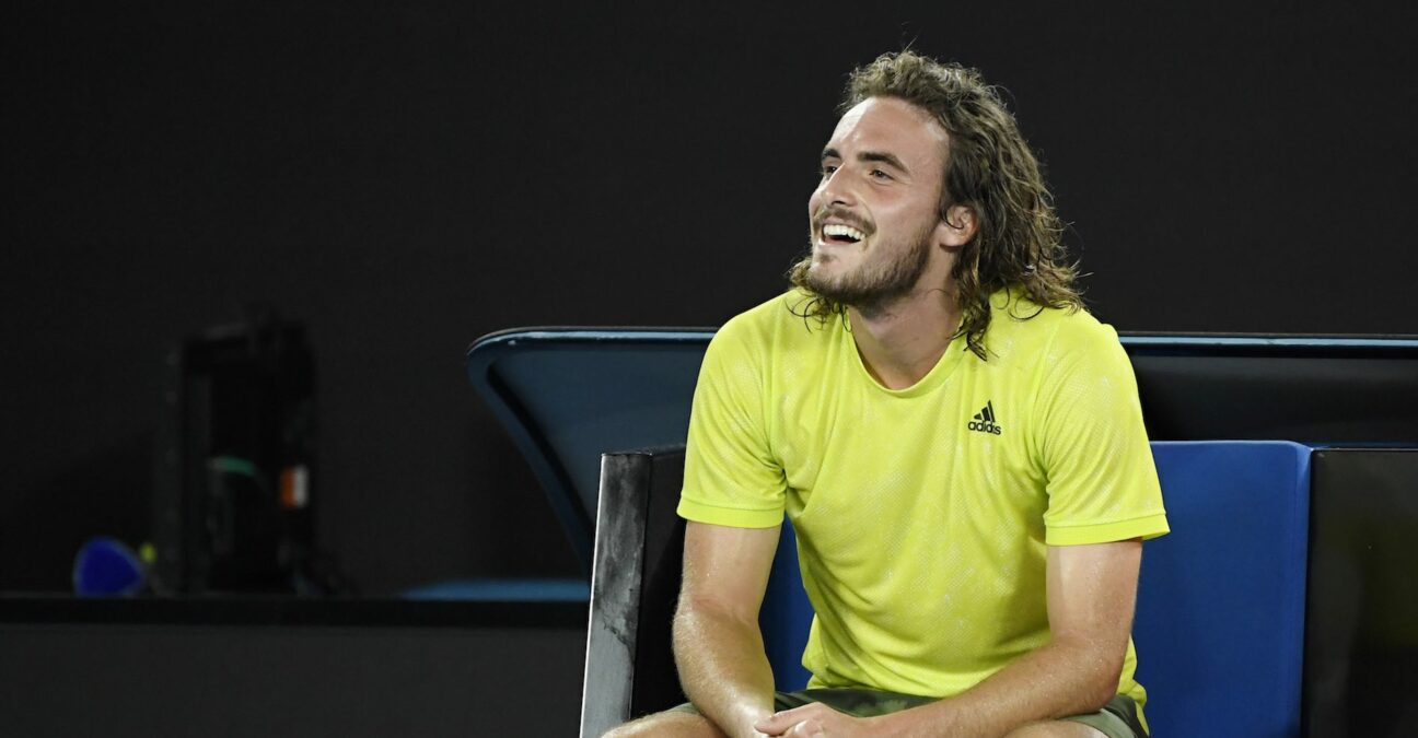 Stefanos Tsitsipas, Melbourne, February 2021