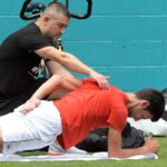 Novak Djokovic with Ulises Badio, Miami Open