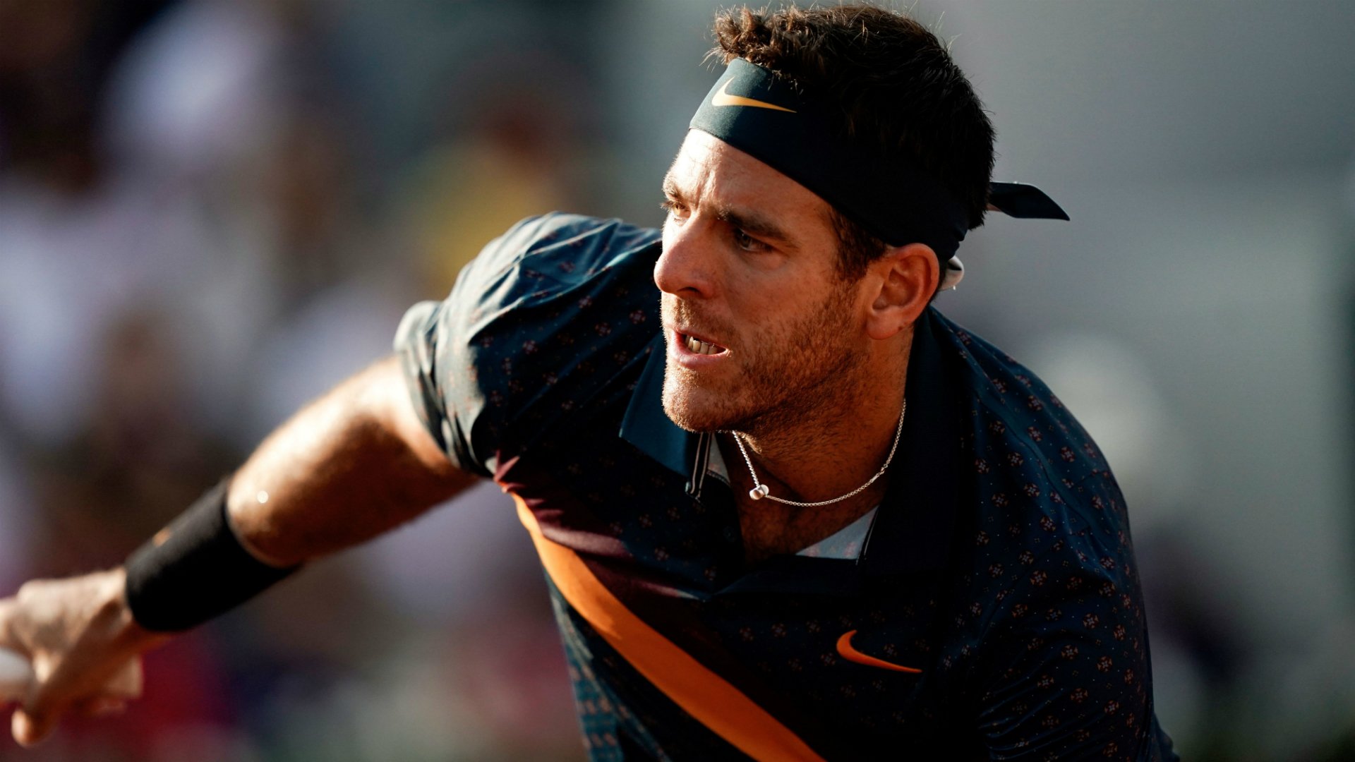 Del Potro Serving
