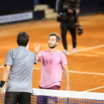 Corentin Moutet and Cristian Garin at UTS 4