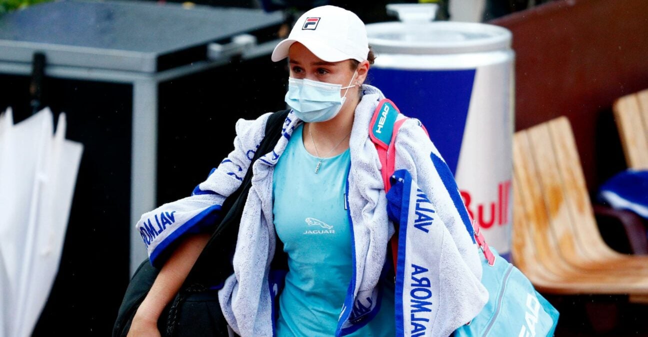 Ashleigh Barty at Rome in 2021