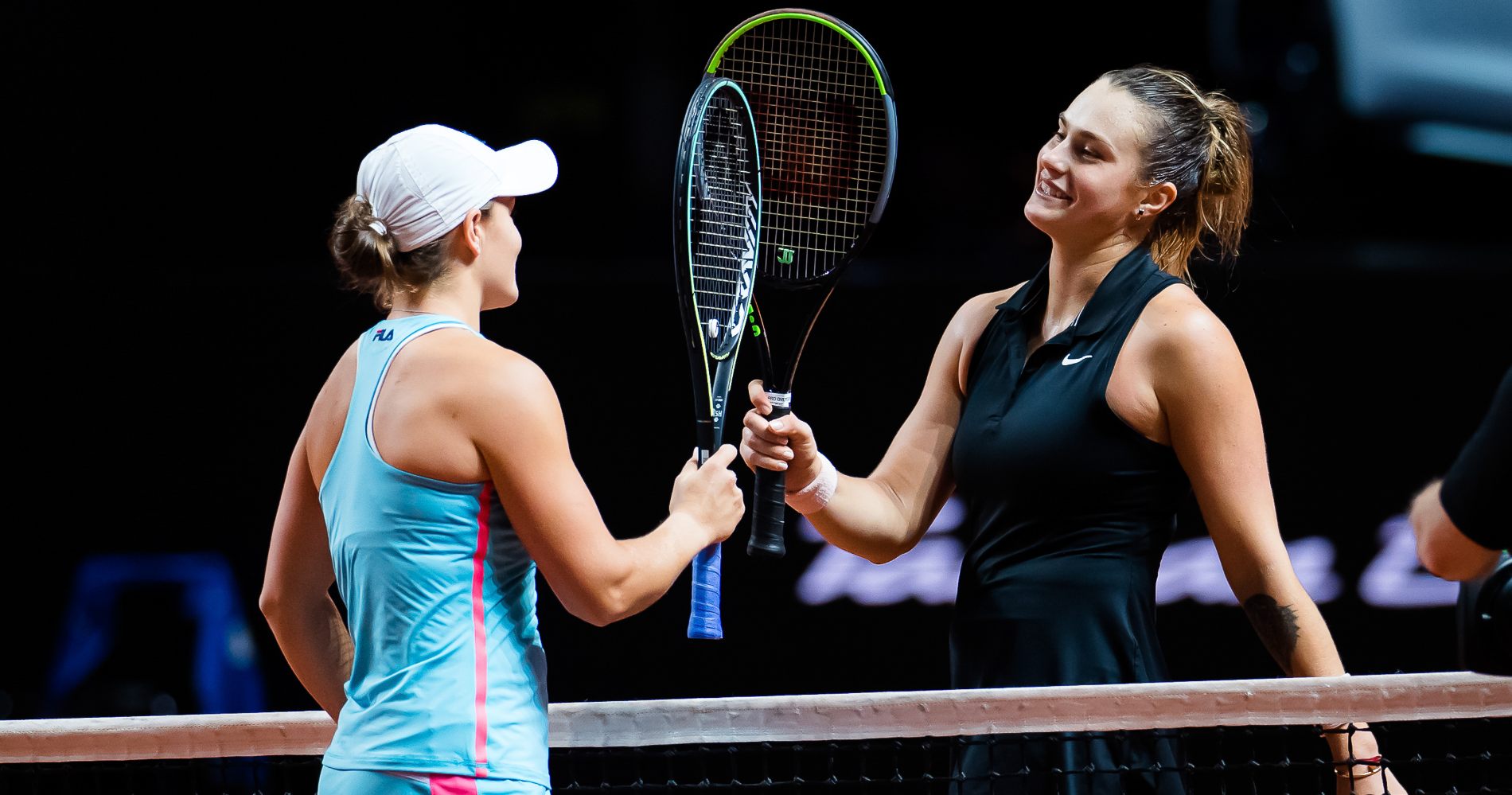 Ashleigh Barty & Aryna Sabalenka, Stuttgart, 2021