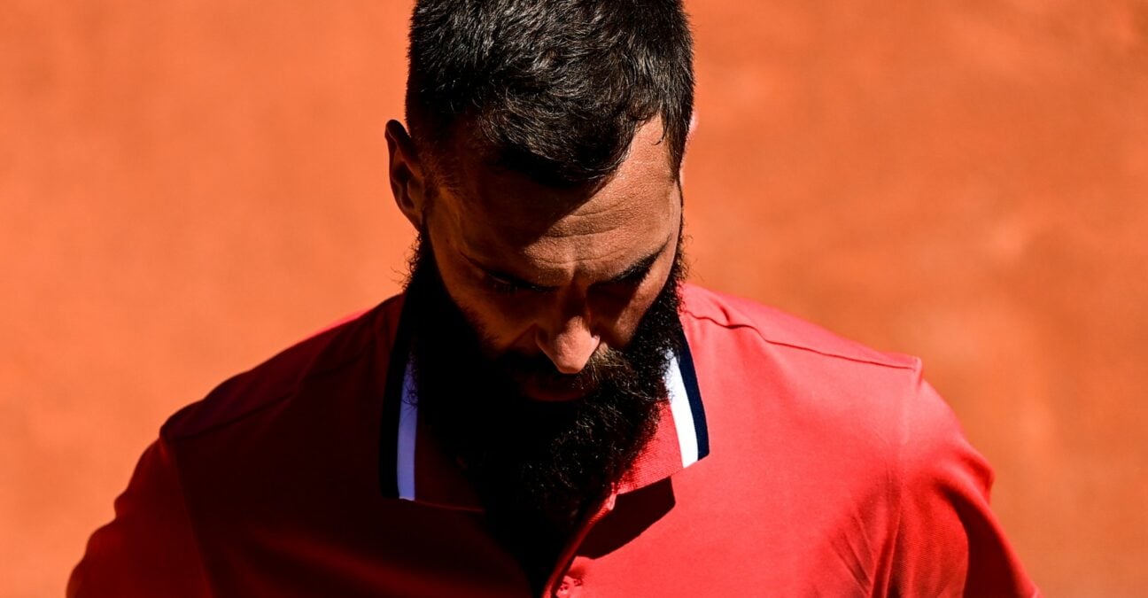 Benoît Paire at Roland-Garros in 2021