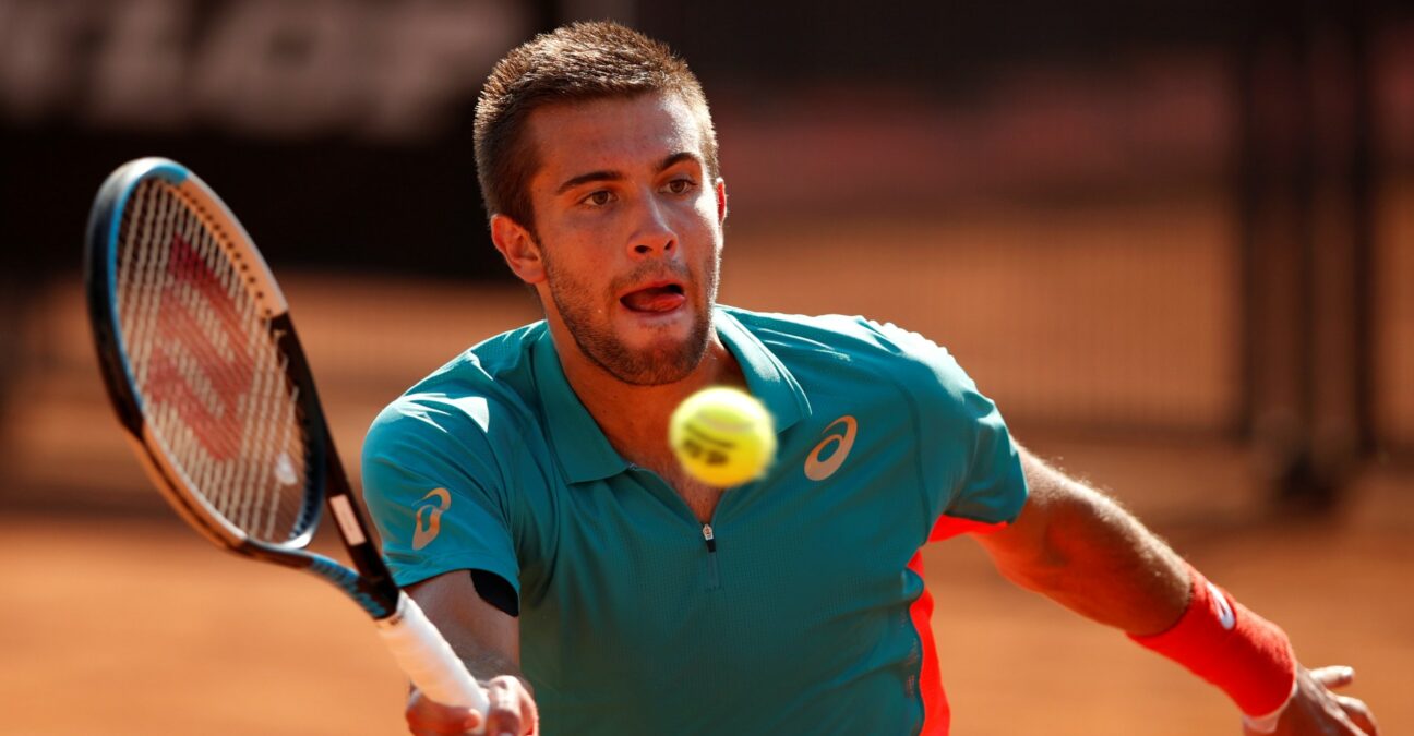Borna Coric at Rome in 2020