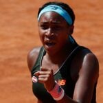 Coco Gauff at Rome in 2021
