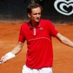 Daniil Medvedev at Rome in 2021