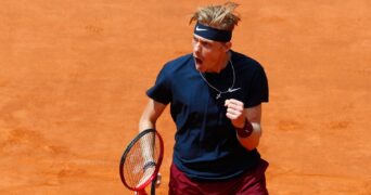Denis Shapovalov at Rome in 2021