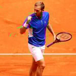 Dan Evans in Madrid 2021 (Panoramic)