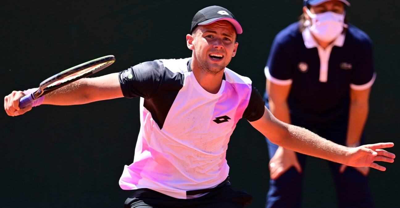 Enzo Couacaud at Roland-Garros in 2021