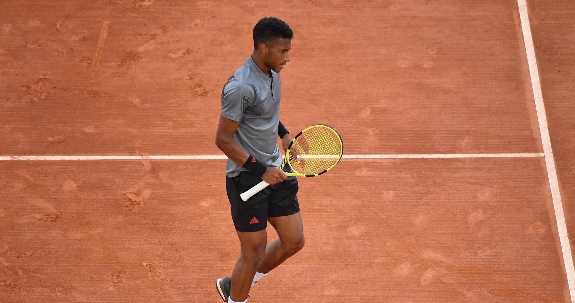 Felix Auger-Aliassime in Monte-Carlo, 2021