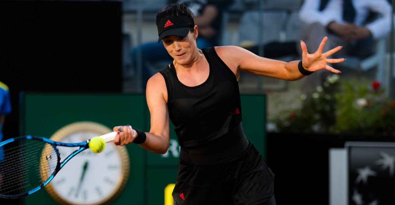 Garbiñe Muguruza at Rome in 2021
