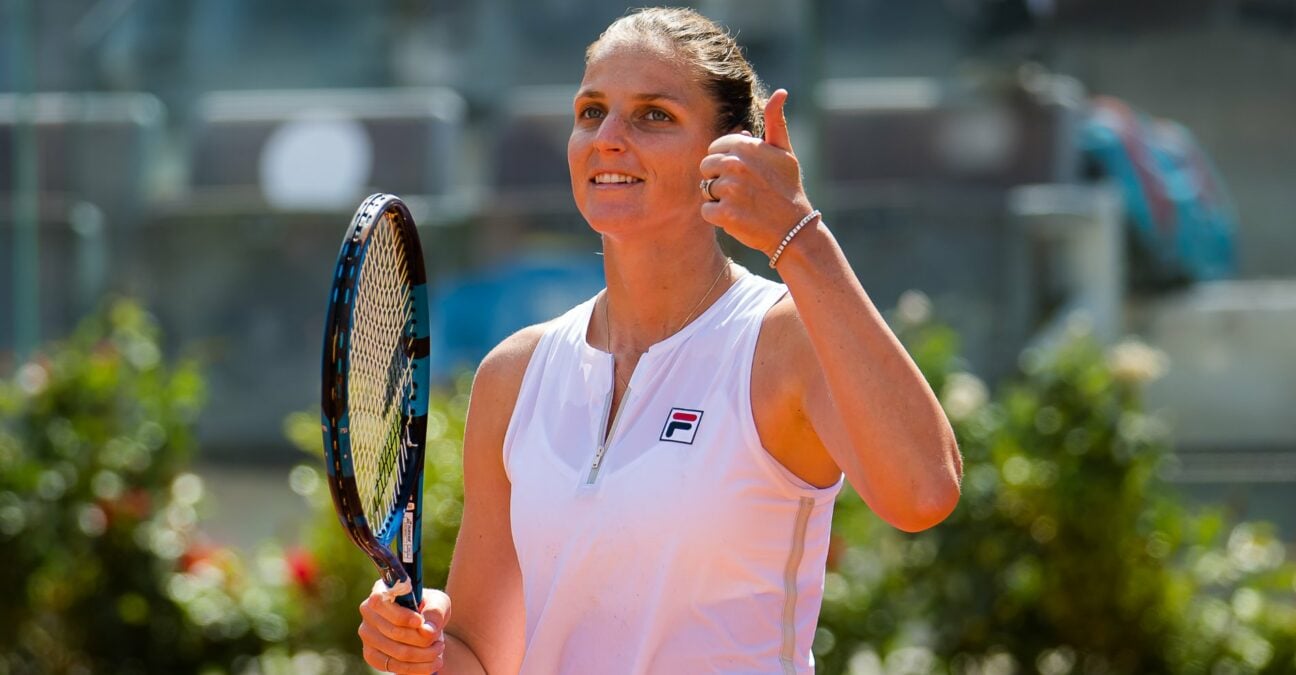 Karolina Pliskova at Rome in 2021