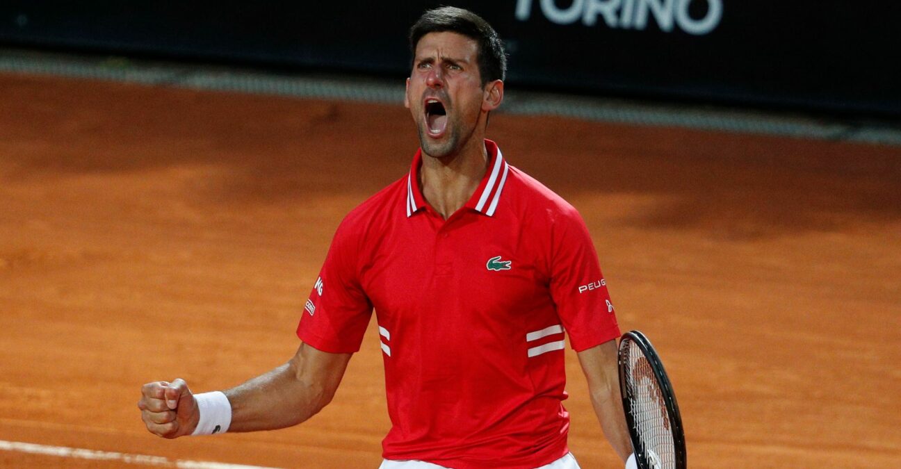 Novak Djokovic at Rome in 2021