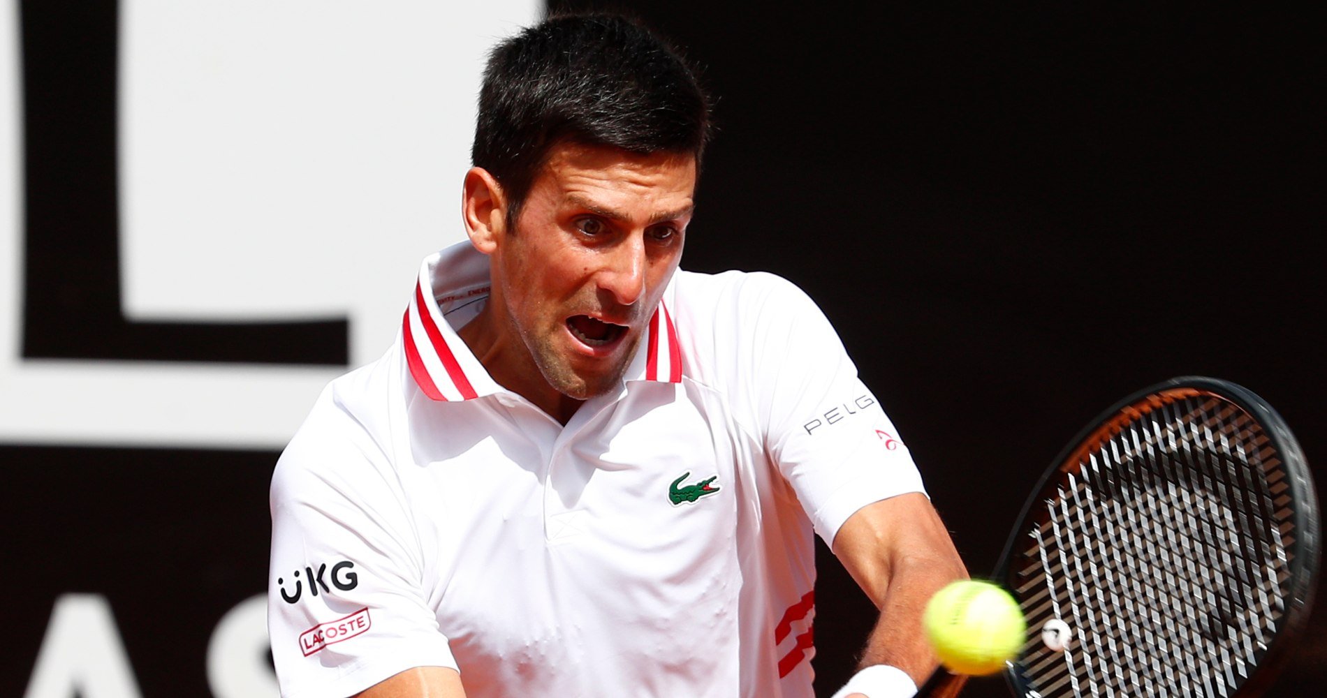Novak Djokovic at Rome in 2021