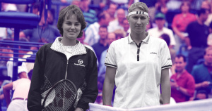 Martina Hingis and Steffi Graf, On this day