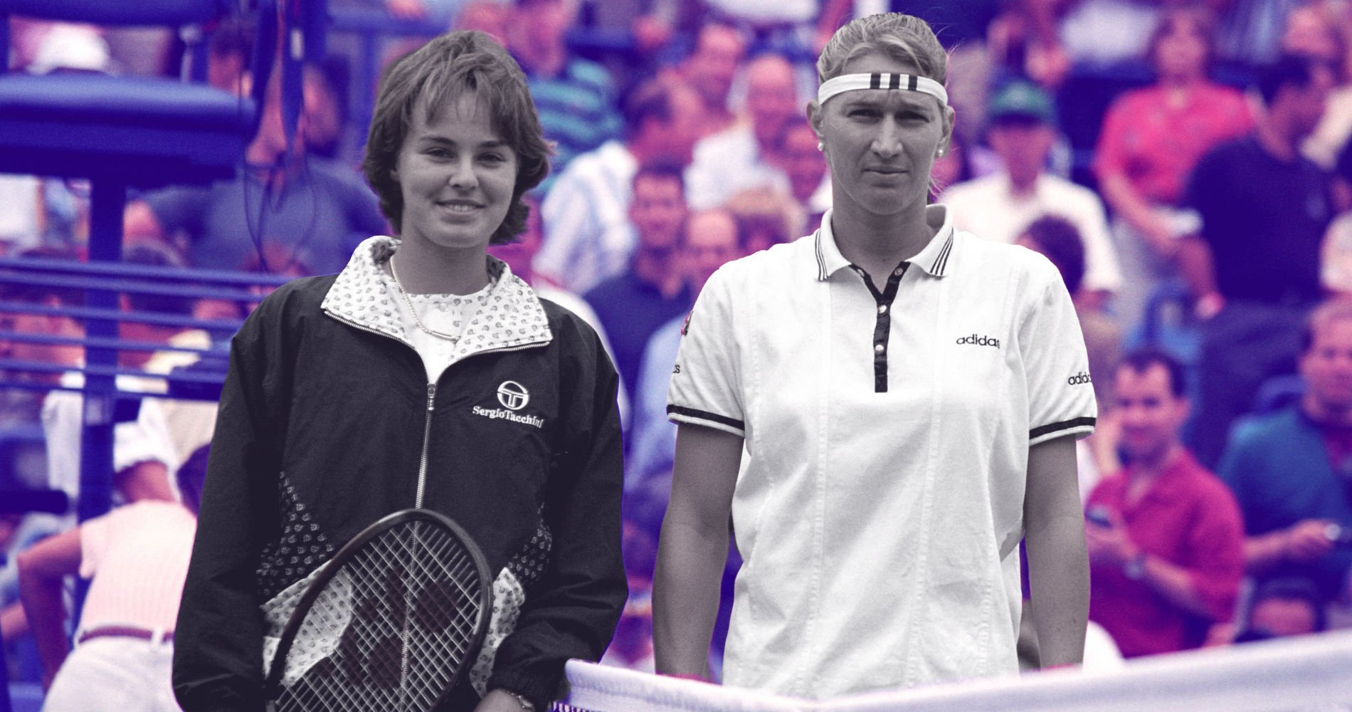 Martina Hingis and Steffi Graf, On this day