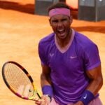Rafael Nadal at Rome in 2021