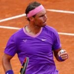 Rafael Nadal at Rome in 2021