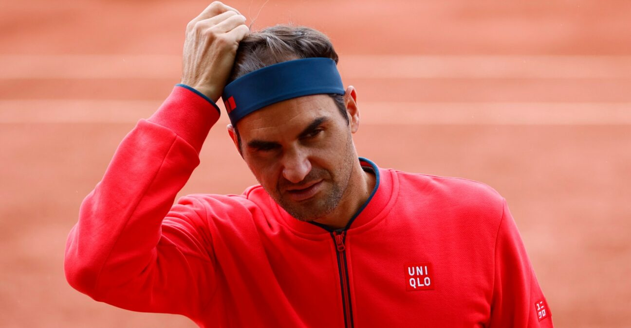 Roger Federer at Geneva in 2021