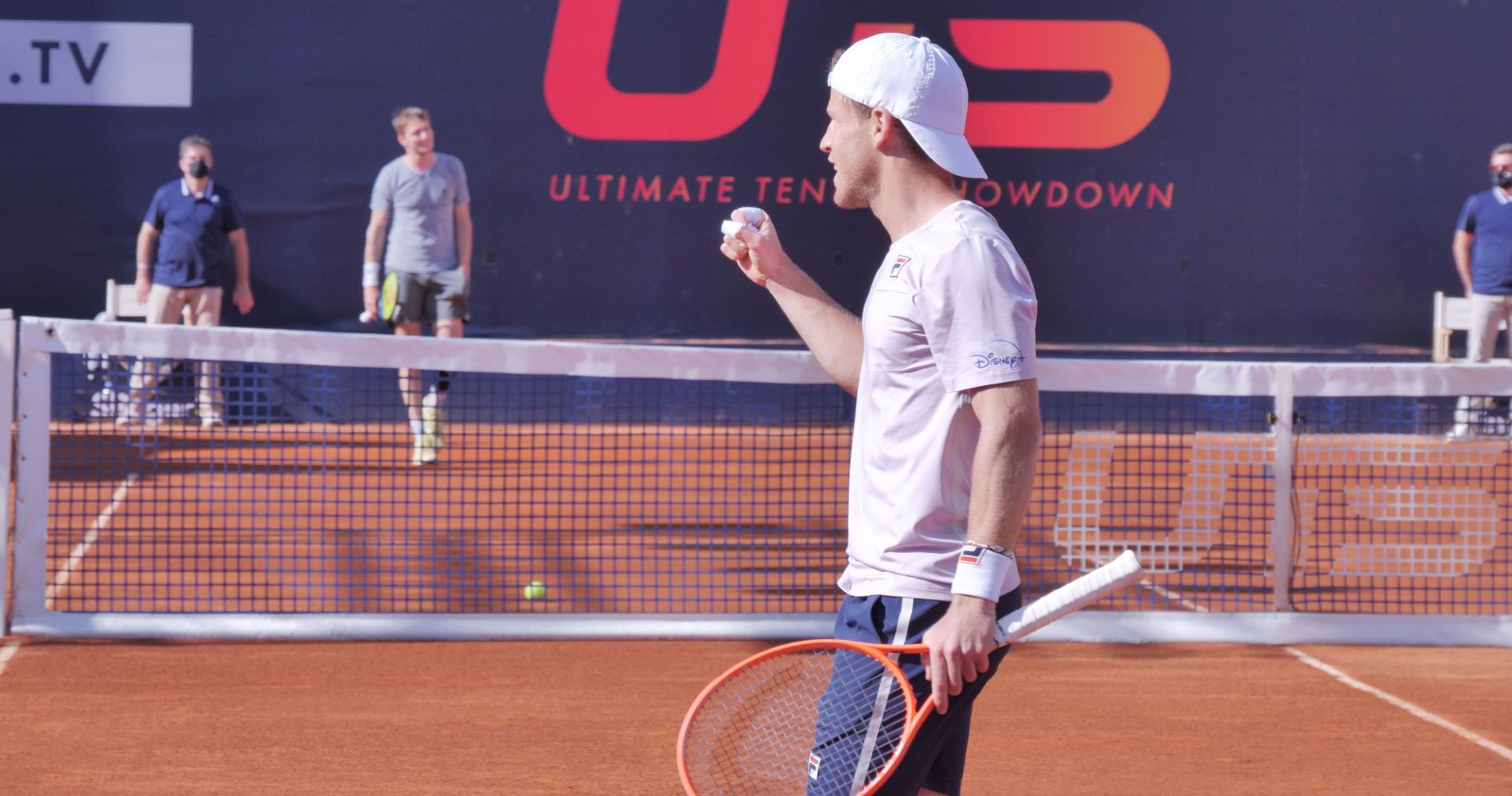 Diego Schwartzman versus Alexander Bublik at UTS in 2021