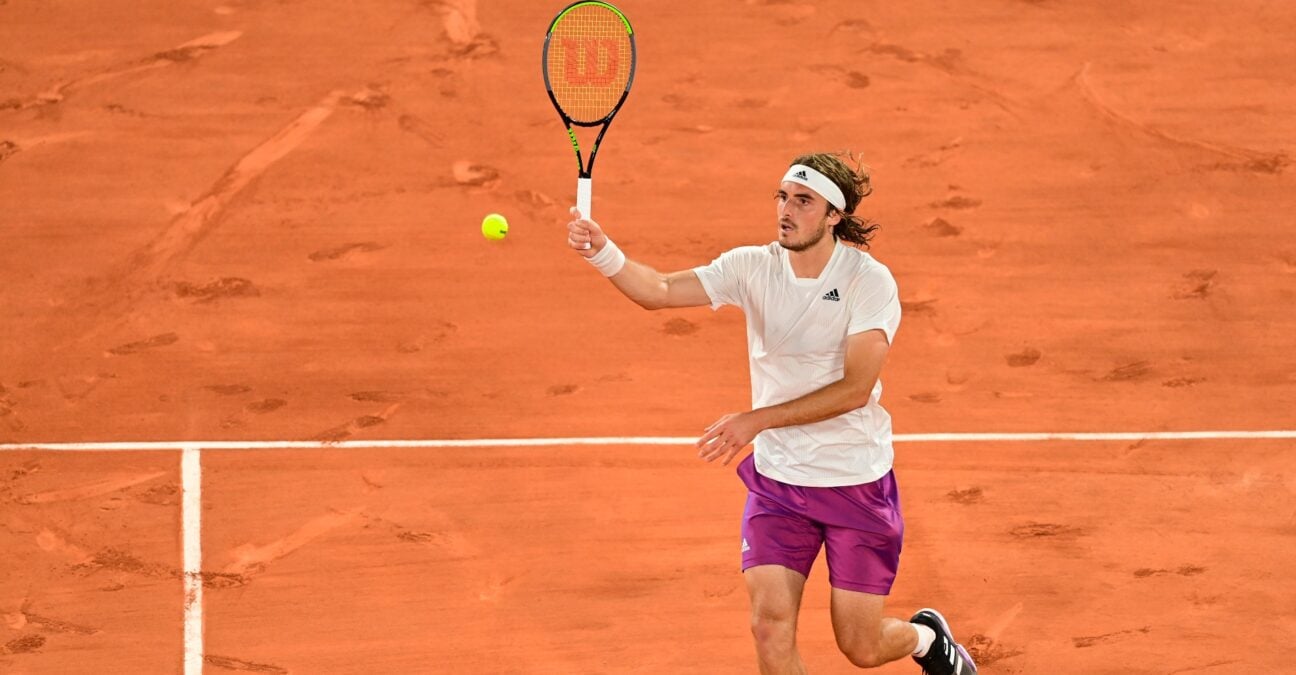 Tsitsipas at Roland-Garros 2021