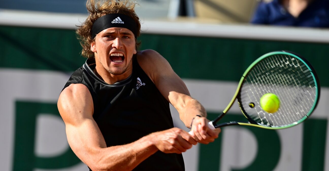 Alexander Zverev at Roland-Garros 2021
