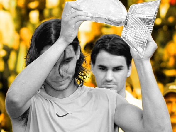 Rafael Nadal & Roger Federer after the Rome final in 2006 - On This Day