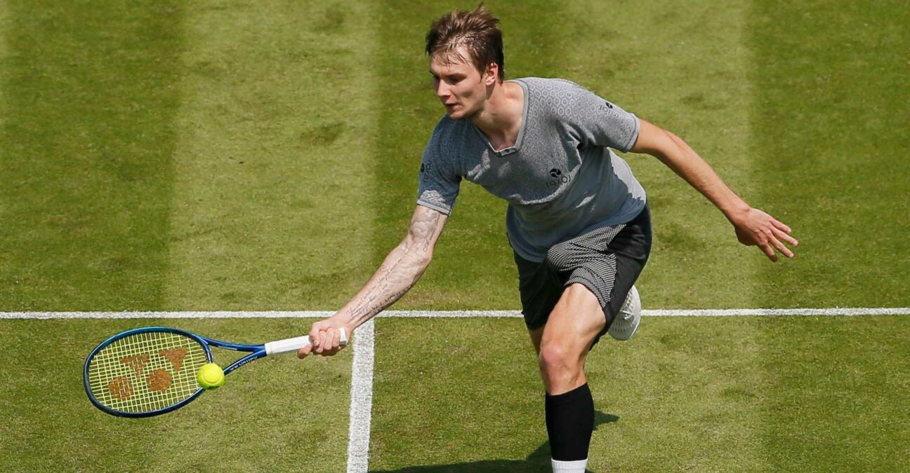 Alexander Bublik at Eastbourne in 2021
