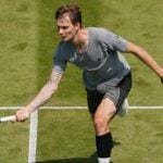 Alexander Bublik at Eastbourne in 2021