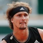 Alexander Zverev at Roland-Garros in 2021