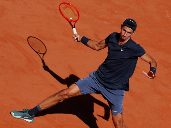 Alexei Popyrin at Roland-Garros in 2021