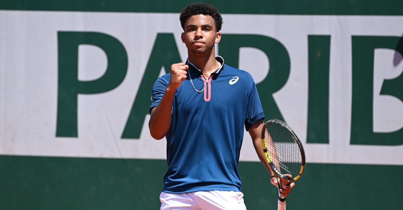 Arthur Fils at Roland-Garros in 2021