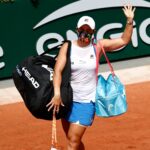 Ashleigh Barty at Roland-Garros in 2021