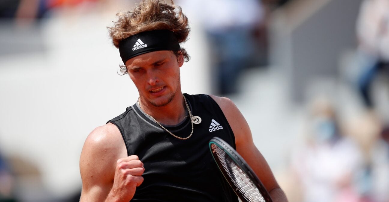 Alexander Zverev at Roland-Garros 2021