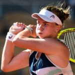 Barbora Krejcikova at Roland-Garros in 2021