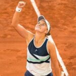 Barbora Krejcikova at Roland-Garros in 2021