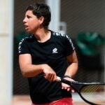 Carla Suarez Navarro at Roland-Garros in 2021