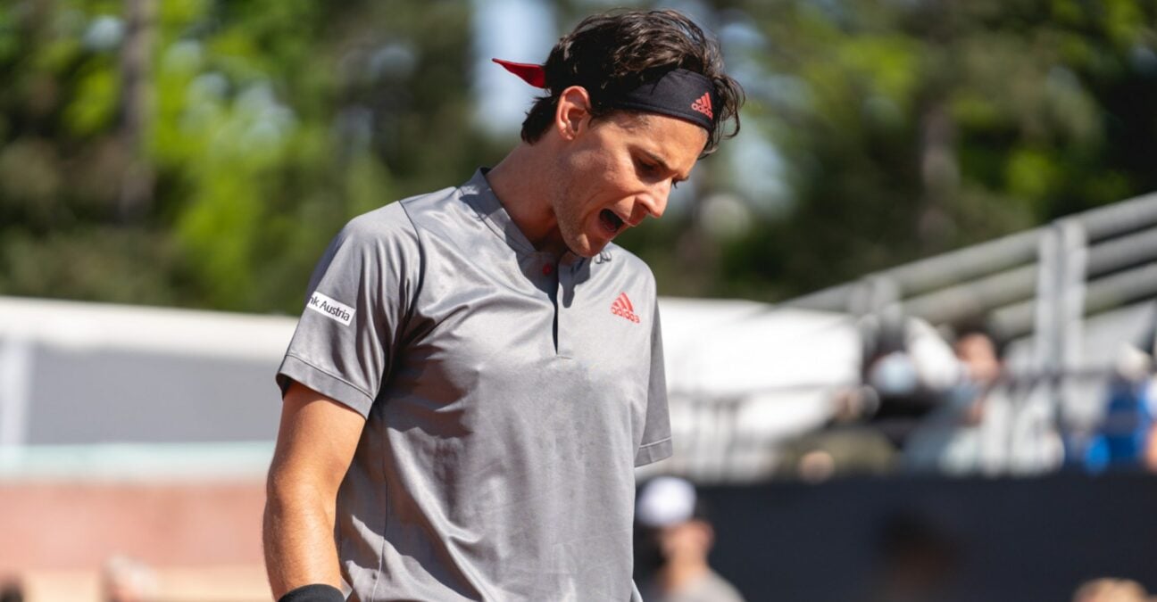 Dominic Thiem at Lyon in 2021