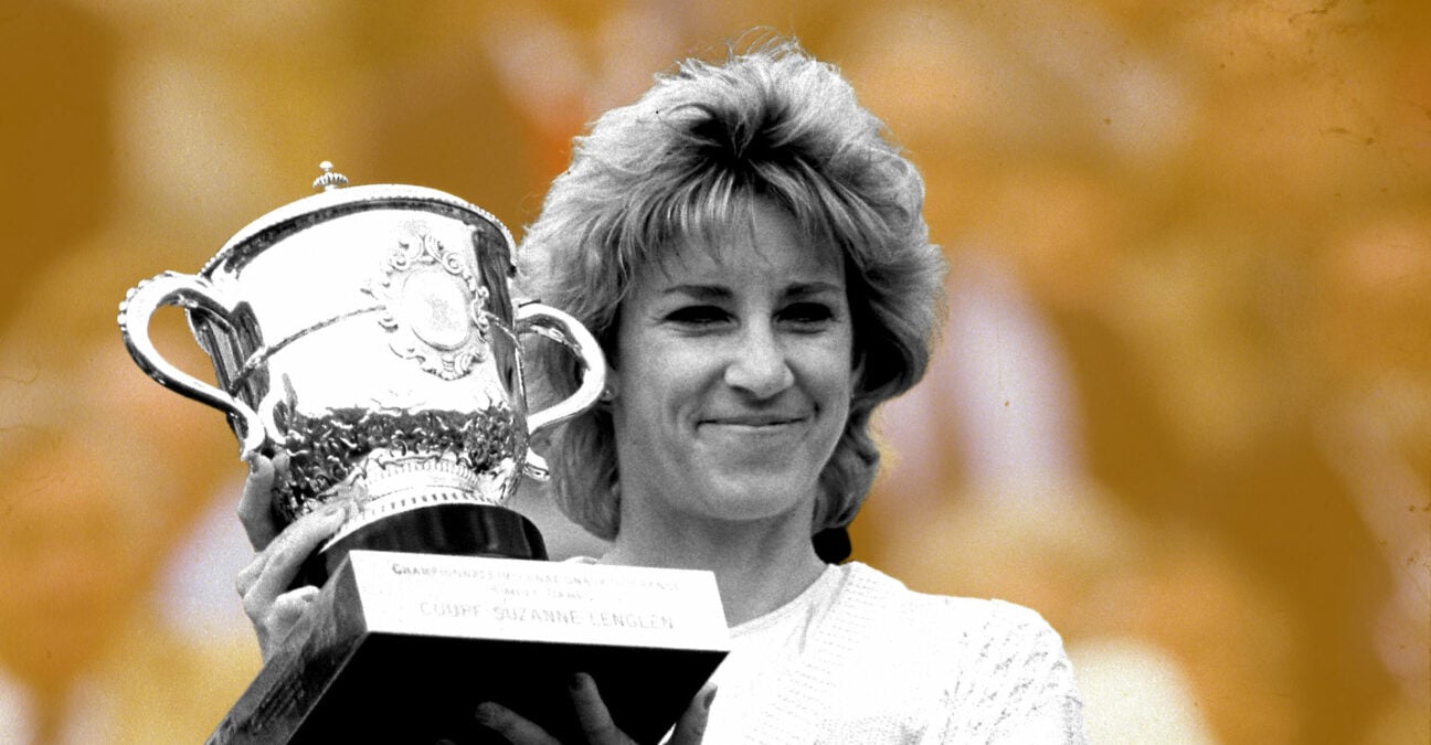 Chris Evert at Roland-Garros in 1986