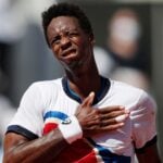 Gaël Monfils at Roland-Garros in 2021