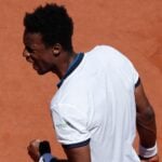 Gaël Monfils at Roland-Garros in 2021