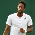 Gaël Monfils at Wimbledon in 2021