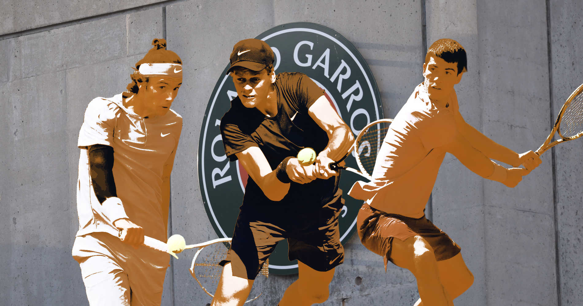 Roland-Garros teenagers: Lorenzo Musetti, Jannik Sinner,