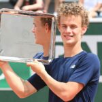 Luca Van Assche at Roland-Garros in 2021