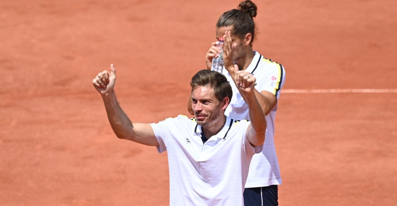 Nicolas Mahut & Pierre-Hugues Herbert at Roland-Garros in 2021